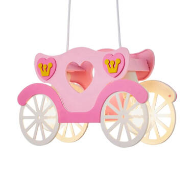 Image of Glow Princess Carriage Ceiling Pendant Light