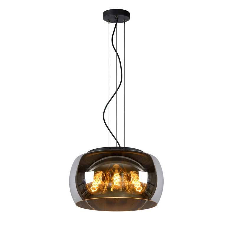Image of Lucide Olivia Glass Ceiling Pendant Light