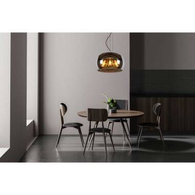 Image of Lucide Olivia Glass Ceiling Pendant Light