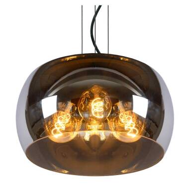 Image of Lucide Olivia Glass Ceiling Pendant Light