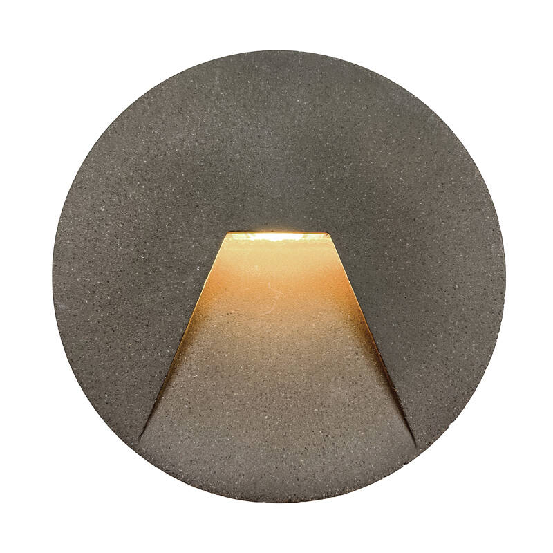 Image of Edit Round LED Recessed Outdoor Wall Light