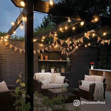 Image of Easyfit 12V Garden Lights Golf Ball LED Festoon Lights