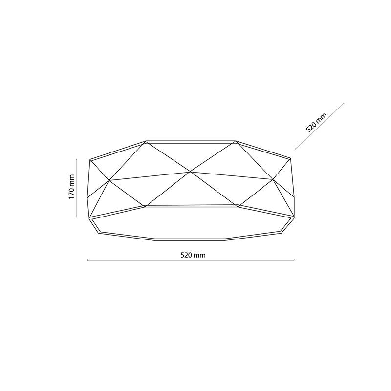 Image of Edit Kantoor LED Ceiling Flush Light