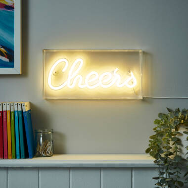 Image of Glow Cheers Acrylic LED Feature Light Box