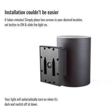 Image of Suri 365 Grantham Solar LED Outdoor Up & Down Wall Light