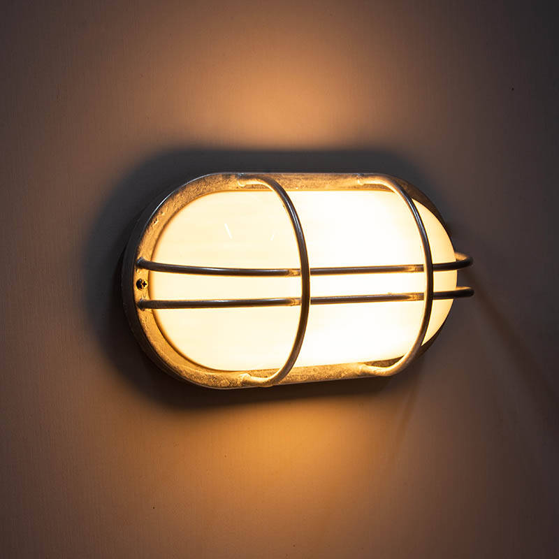 Image of Edit Coastal Fjord Oval Outdoor Flush Wall Light