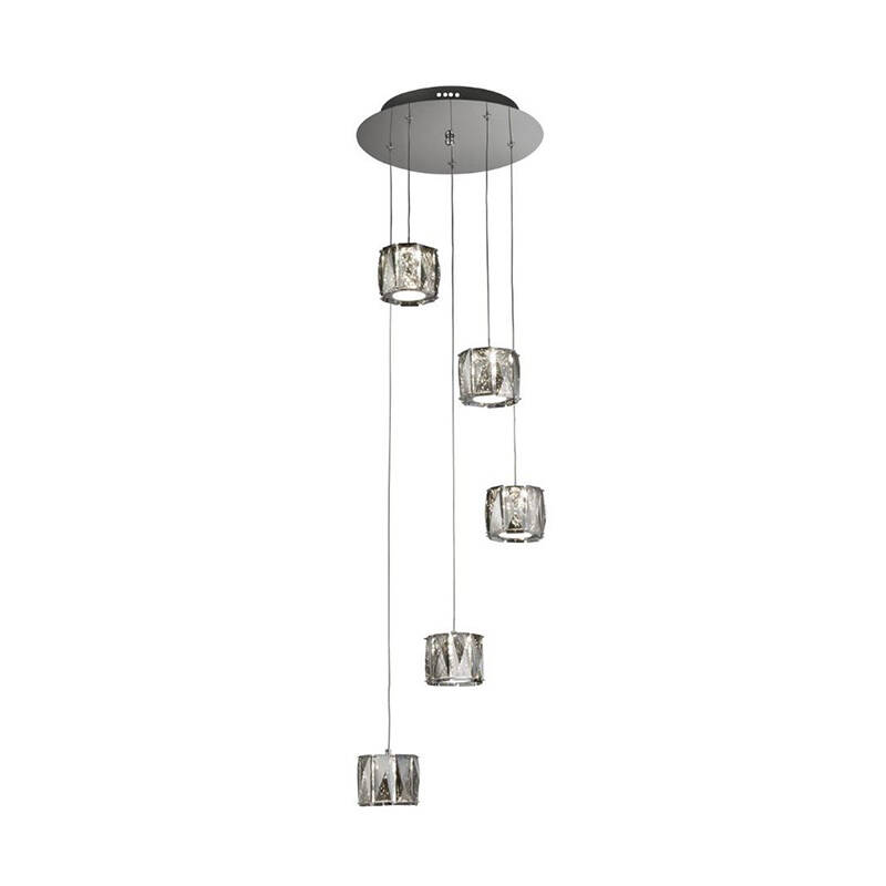 Image of Searchlight Margot LED Glass Cascade Ceiling Pendant