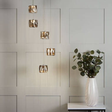 Image of Searchlight Margot LED Glass Cascade Ceiling Pendant