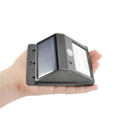 Image of Suri 365 Eco Wedge XT Solar LED Outdoor Flush Light with PIR Sensor