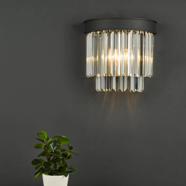 Image of Dar Celeus 2 Light Wall Crystal Light