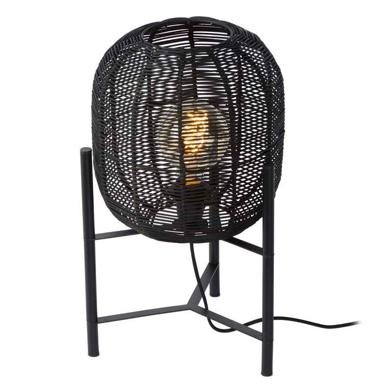 Image of Lucide Hermine Rattan Table Lamp