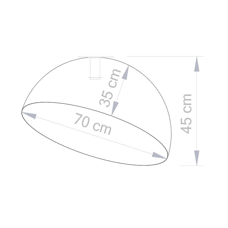 Image of Edit Sfera 50 Flush Ceiling Light
