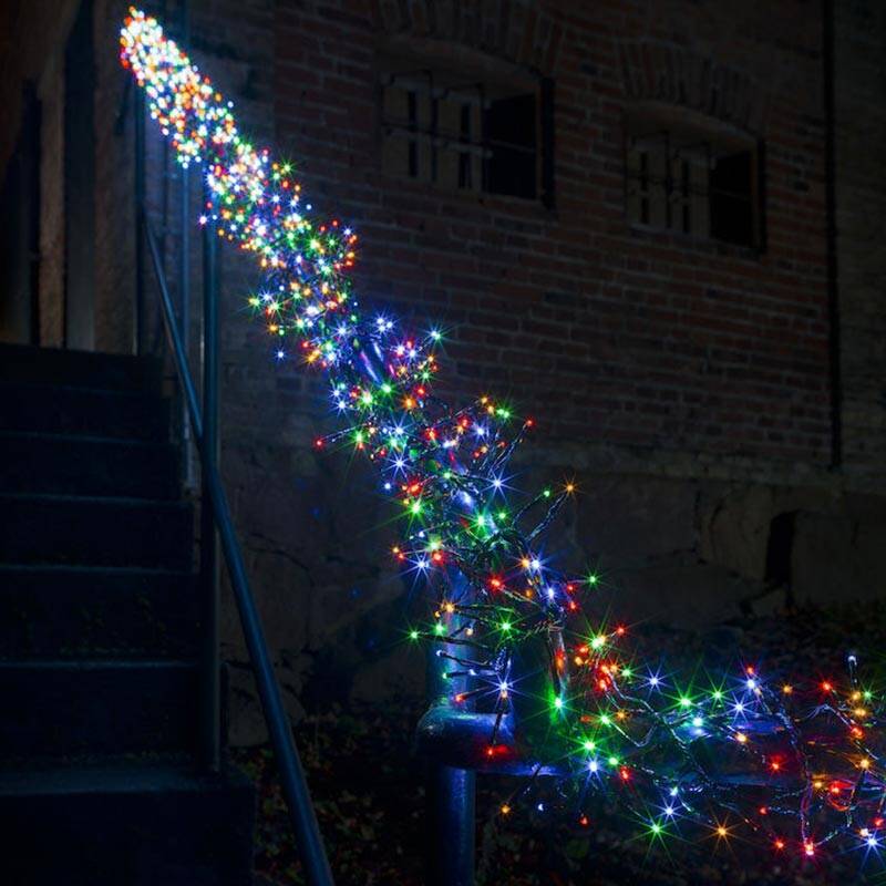 Image of Konstsmide 8.6M Multi Colour LED Multi-Function Cluster String Lights - 1152 Lights