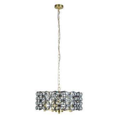 Image of Searchlight Iris 5 Light Ceiling Pendant Light
