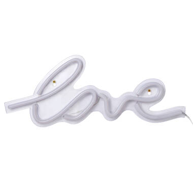 Image of Glow Love LED Neon Wall Light