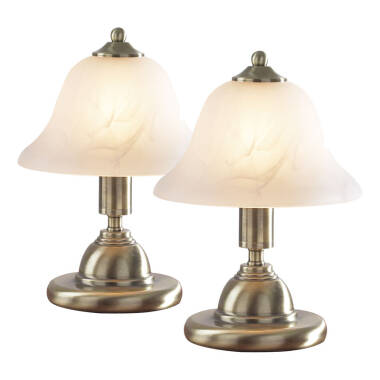 Image of Dar Gloucester Touch Lamps - Set of 2