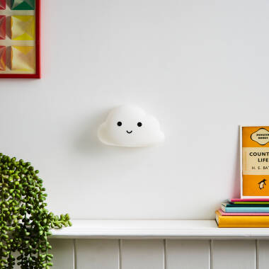 Image of Glow Cloud LED USB Rechargeable Colour Changing Night Light with Remote Control