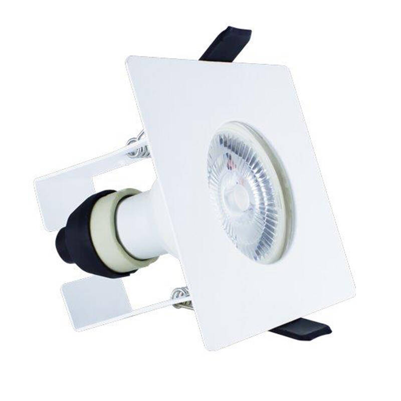 Image of Integral EvoFire Fire Rated Low Profile Fixed Square Downlight with Insulation Guard