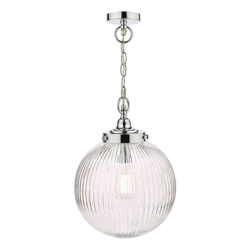 Image of Dar Tamara Glass Ceiling Pendant Light