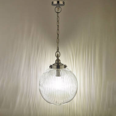 Image of Dar Tamara Glass Ceiling Pendant Light