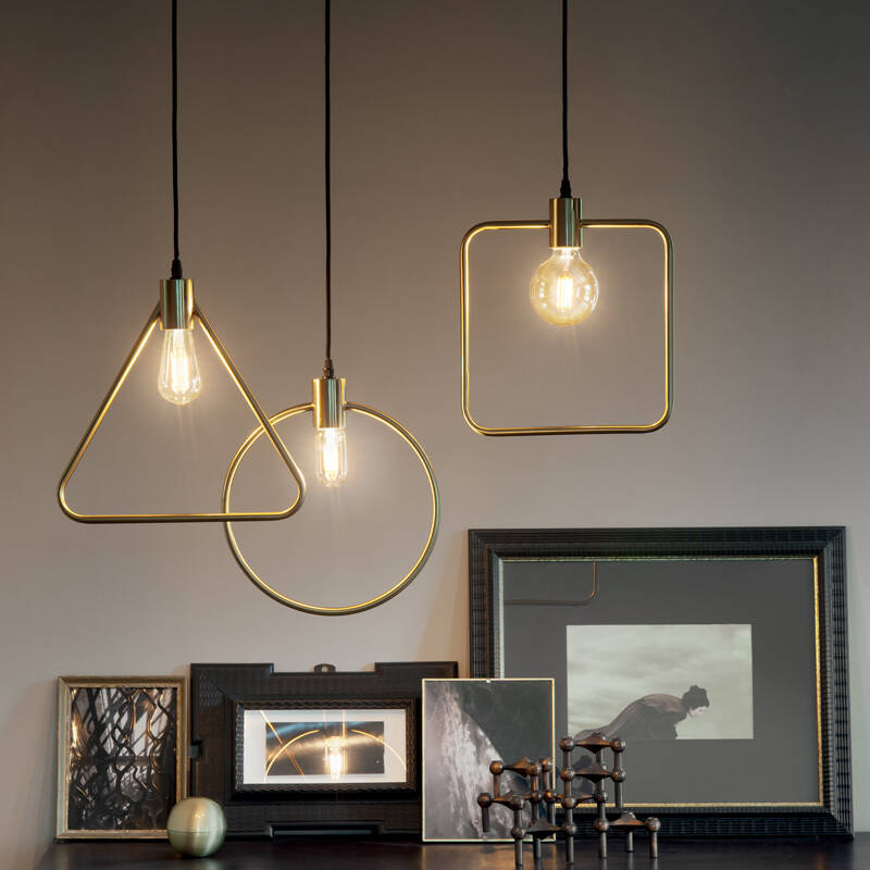 Image of ABC Triangle Ceiling Pendant Light