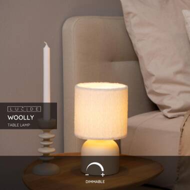 Image of Lucide Woolly Table Lamp
