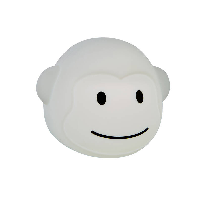 Image of Glow Monkey LED USB Rechargeable Colour Changing Night Light with Remote Control