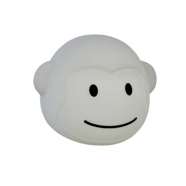 Image of Glow Monkey LED USB Rechargeable Colour Changing Night Light with Remote Control