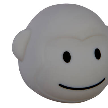 Image of Glow Monkey LED USB Rechargeable Colour Changing Night Light with Remote Control