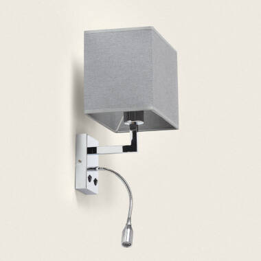 Image of Edit Hotel Wall Light with LED Reading Light