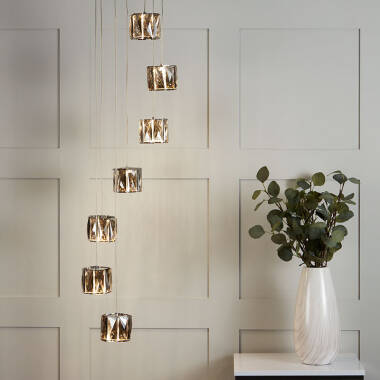 Image of Searchlight Margot LED Glass Cascade Ceiling Pendant