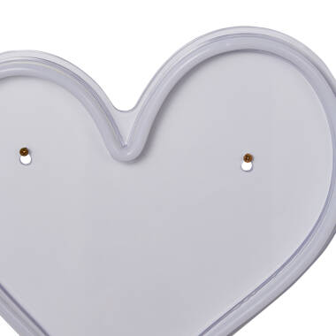 Image of Glow Heart LED Neon Wall Light