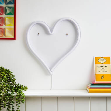 Image of Glow Heart LED Neon Wall Light
