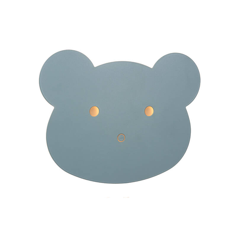 Image of Lucide Charlie LED Touch Flush Wall Light With Plug