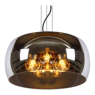 Image of Lucide Olivia Glass Ceiling Pendant Light