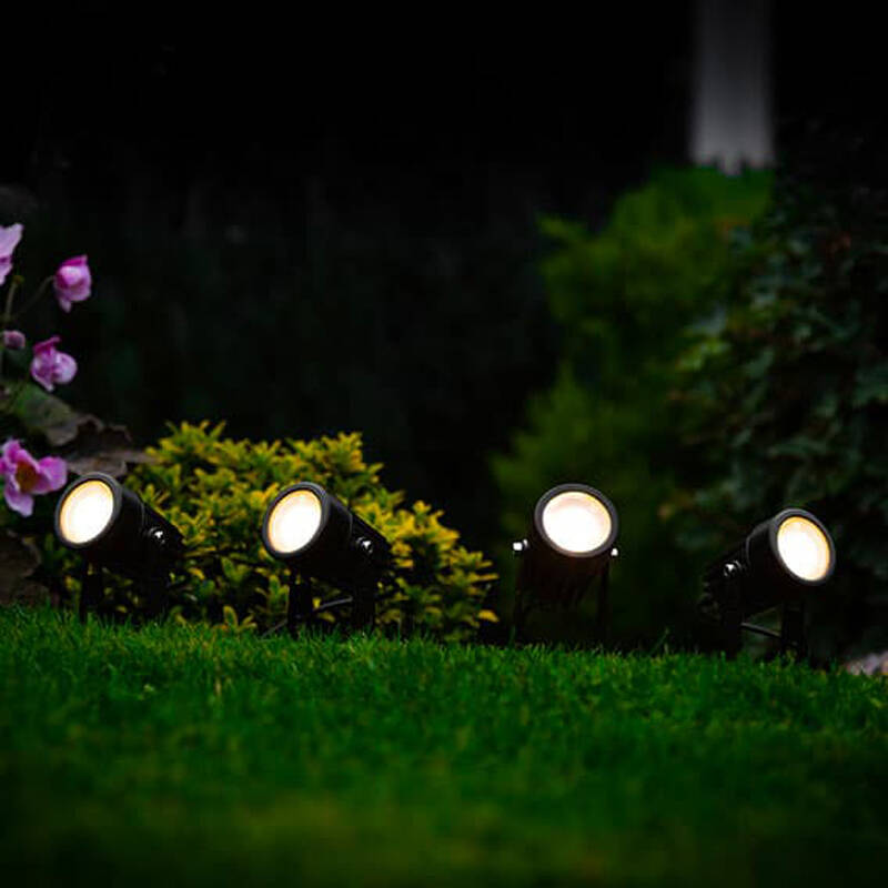 Image of Suri 365 Atlas Solar LED Spotlights - Set of 4