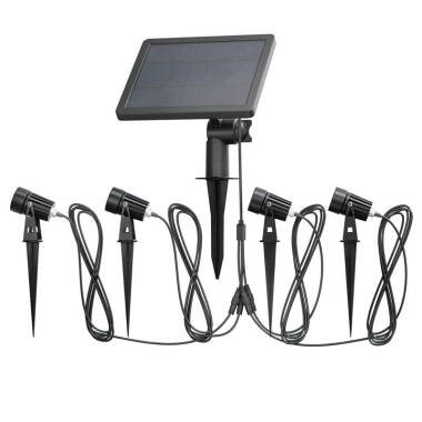 Image of Suri 365 Atlas Solar LED Spotlights - Set of 4