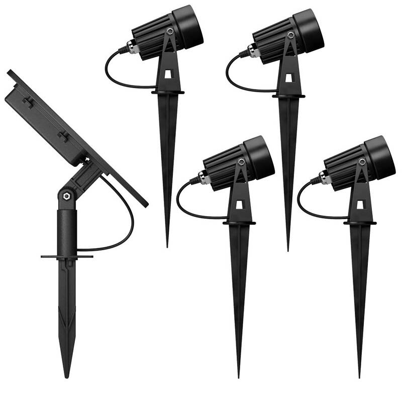 Image of Suri 365 Atlas Solar LED Spotlights - Set of 4