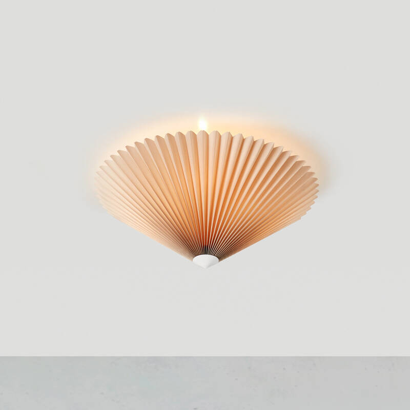Image of Plisado Large Flush Ceiling Light