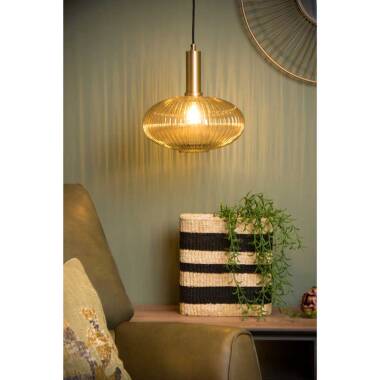 Image of Lucide Maloto 30 Glass Ceiling Pendant Light