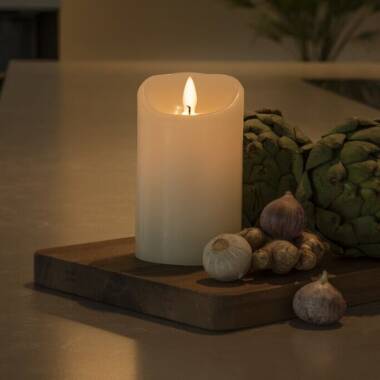 Image of Konstsmide Battery Operated LED Wax Flicker Candle
