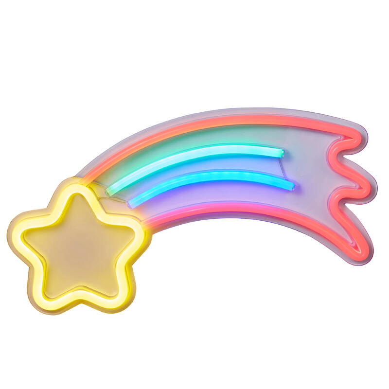 Image of Glow Shooting Star LED Neon Wall Light