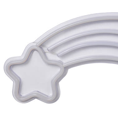 Image of Glow Shooting Star LED Neon Wall Light