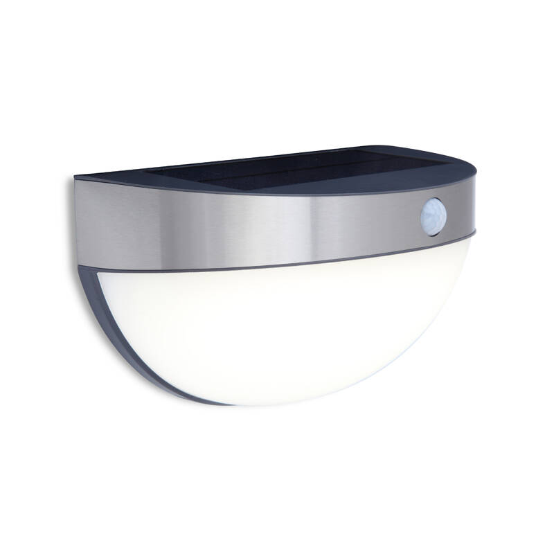 Image of Lutec Bubble Solar LED Flush Wall Light with PIR Sensor