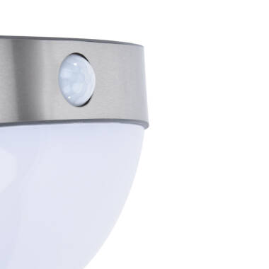 Image of Lutec Bubble Solar LED Flush Wall Light with PIR Sensor