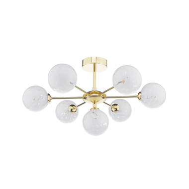 Image of Dar Cohen 7 Light Semi Flush Ceiling Light