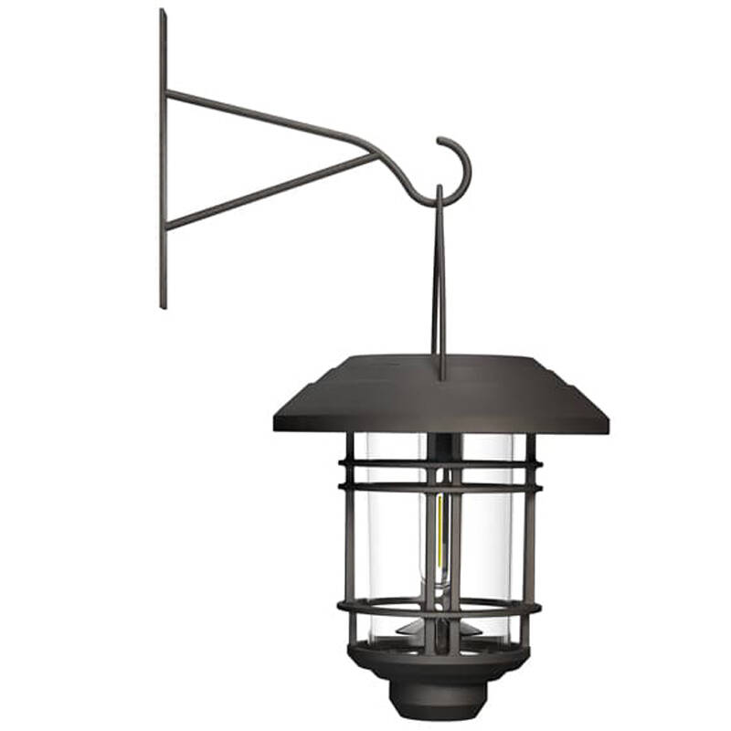 Image of Suri 365 Hadleigh Solar LED Outdoor Lantern Wall Light