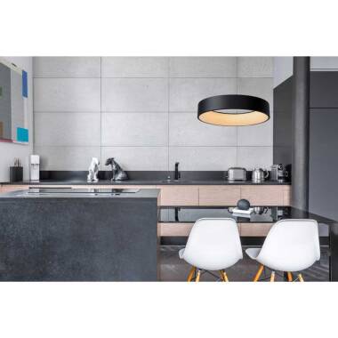 Image of Lucide Talowe Halo LED Ceiling Pendant Light
