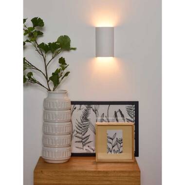 Image of Lucide Gipsy Round Up & Down Wall Light