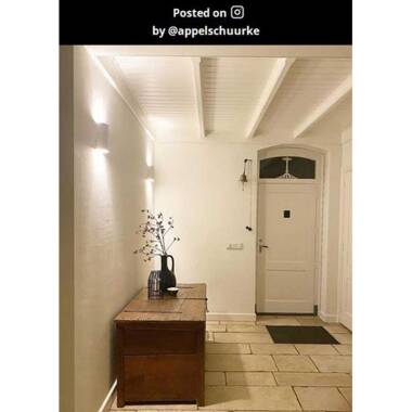 Image of Lucide Gipsy Round Up & Down Wall Light